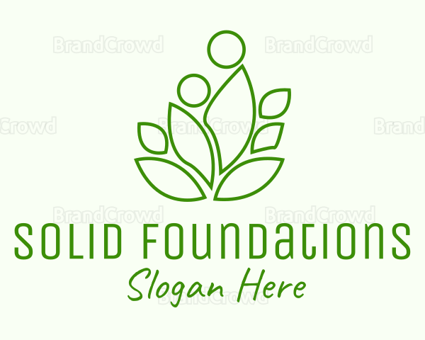 Botanical Leaf Garden Logo