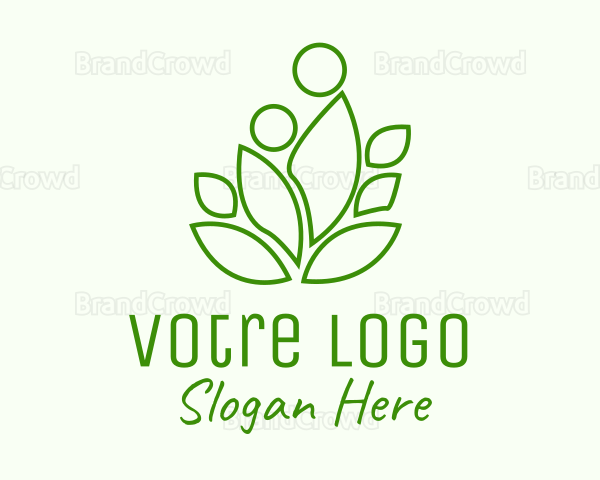 Botanical Leaf Garden Logo