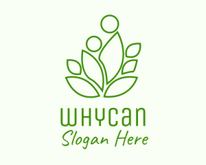 Organic Farm - Botanical Leaf Garden logo design