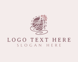 Knitting - Craft Yarn Knitting logo design