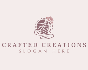 Craft Yarn Knitting logo design