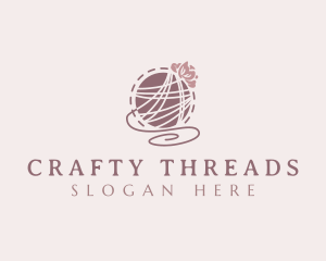 Craft Yarn Knitting logo design