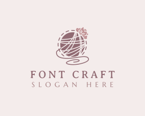 Craft Yarn Knitting logo design