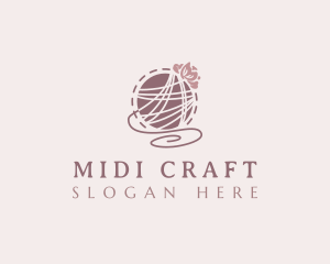 Craft Yarn Knitting logo design