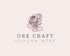 Craft Yarn Knitting logo design