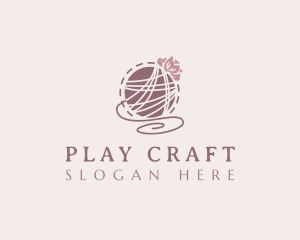 Craft Yarn Knitting logo design