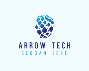  Tech Circuit Network logo design