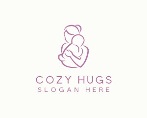 Mother Child Care Parenting Maternity logo design