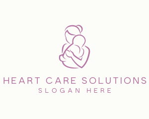 Mother Child Care Parenting Maternity logo design