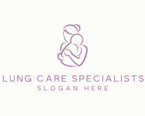 Mother Child Care Parenting Maternity logo design