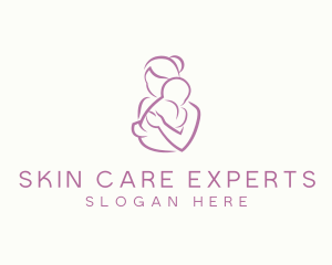 Mother Child Care Parenting Maternity logo design