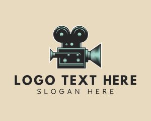 Cinema - Vintage Cinema Camera logo design