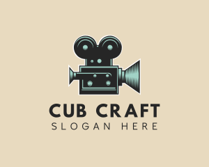 Vintage Cinema Camera  Logo