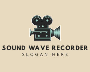 Recorder - Vintage Cinema Camera logo design