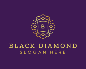 Golden Jewelry Gem logo design