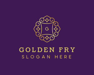 Golden Jewelry Gem logo design