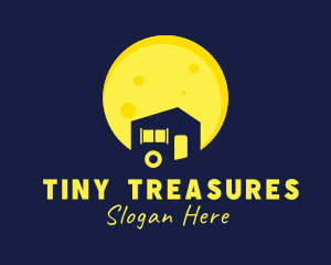 Tiny House Moon logo design
