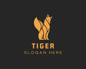 Elegant Wild Fox Logo