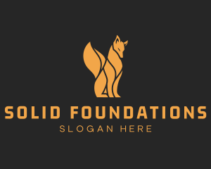 Fox - Elegant Wild Fox logo design