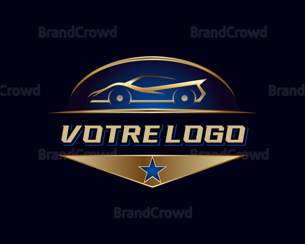 Car Racing Star Logo