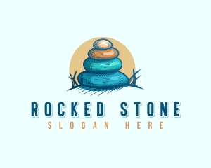 Stone Wellness Therapy logo design