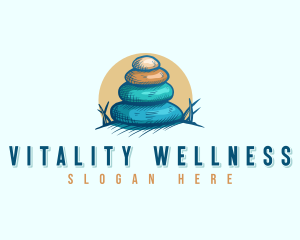 Stone Wellness Therapy logo design