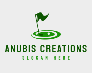 Golf Sport Tournament logo design