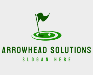 Golf Sport Tournament logo design