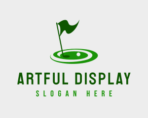 Golf Sport Tournament logo design