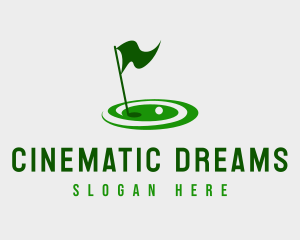 Golf Sport Tournament logo design