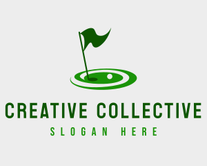 Golf Sport Tournament logo design