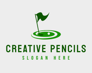 Golf Sport Tournament logo design