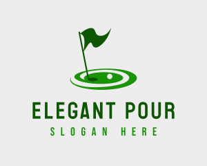 Golf Sport Tournament logo design