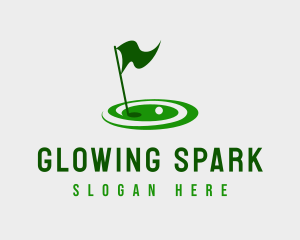 Golf Sport Tournament logo design