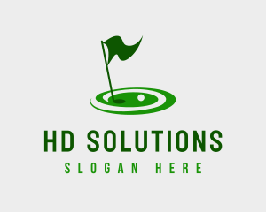 Golf Sport Tournament logo design