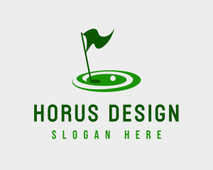 Golf Sport Tournament logo design