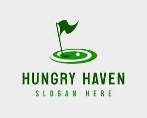 Golf Sport Tournament logo design