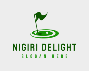 Golf Sport Tournament logo design