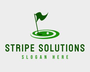 Golf Sport Tournament logo design