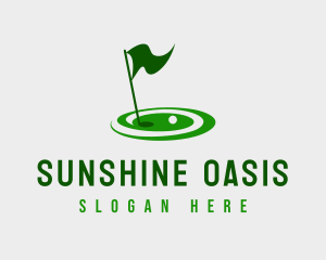 Golf Sport Tournament logo design