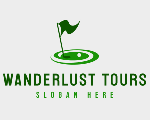 Golf Sport Tournament logo design