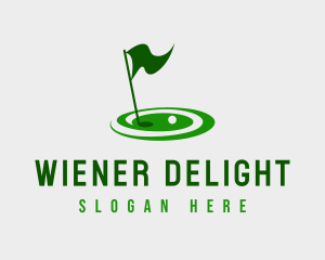 Golf Sport Tournament logo design