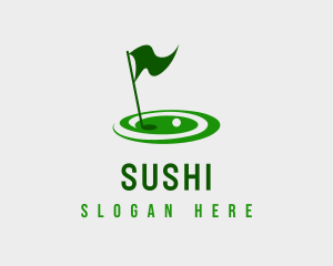 Golf Sport Tournament logo design