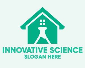 Science - Science Laboratory House logo design