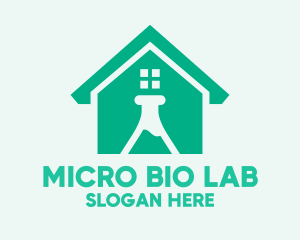 Science Laboratory House logo design