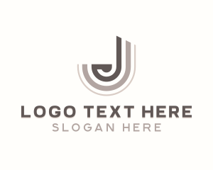 Stylish Studio Letter J Logo