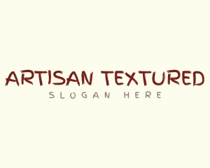 Textured - Brush Stroke Business logo design