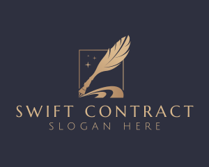 Contract - Quill Writer Publisher logo design