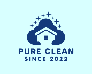 House Cleaning Bubbles logo design