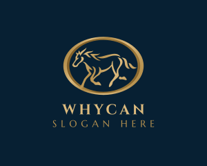 Stallion Mustang Horse Logo